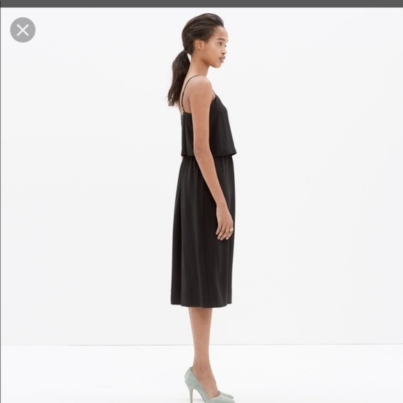 Madewell silk overlay cami dress, size 6 NWT - Picture 5 of 5